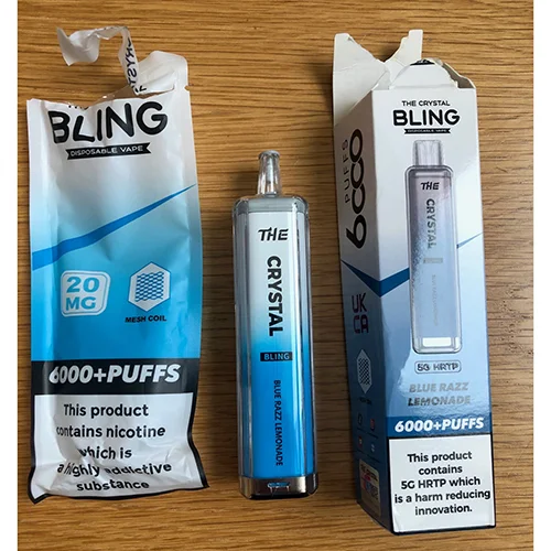 5G HRTP — The Crystal Bling 6000+ puffs