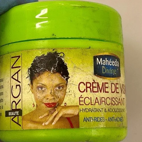 Crème de Visage Éclaircissante, Mahéeda Divine, 100grs