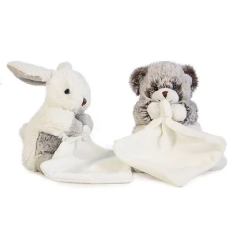 Baby Nat — Pantin PM avec Doudou 15cm assortiment x 2
