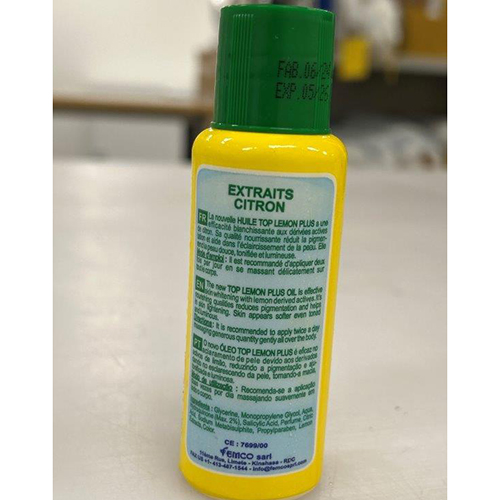 Top lemon Plus, Extraits Citron
