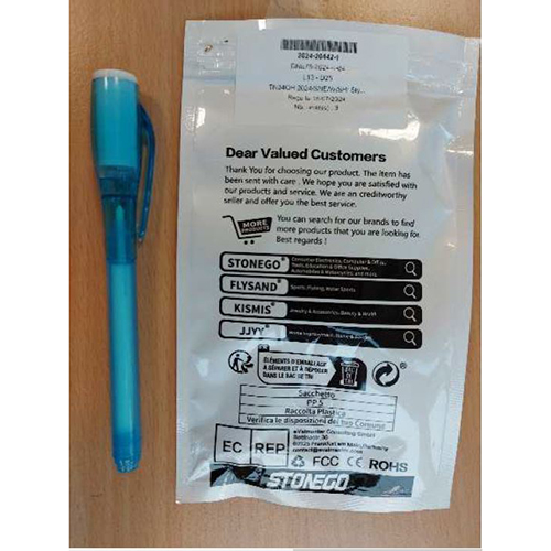 STYLO INVISIBLE LUMIÈRE LUMINEUSE STYLO UV STYLO MAGIQUE APPRENTISSAGE SECRET POUR ENFANTS PARTY