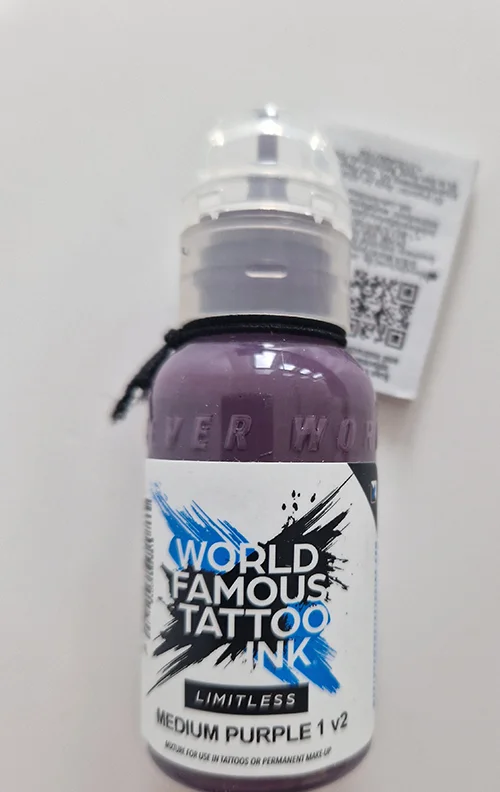 WORLD FAMOUS — Tattoo Ink Limitless Medium purple 1v2