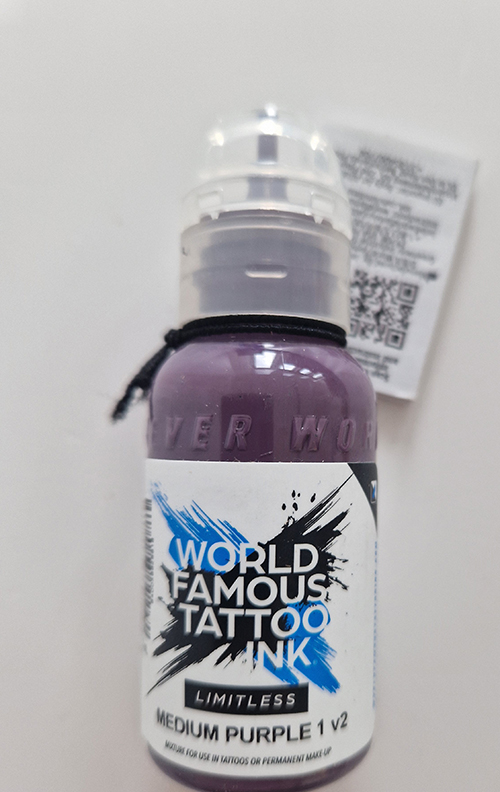 WORLD FAMOUS — Tattoo Ink Limitless Medium purple 1v2