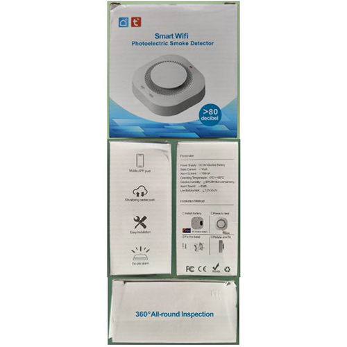 Smart Wifi Photoelectric Smoke Detector