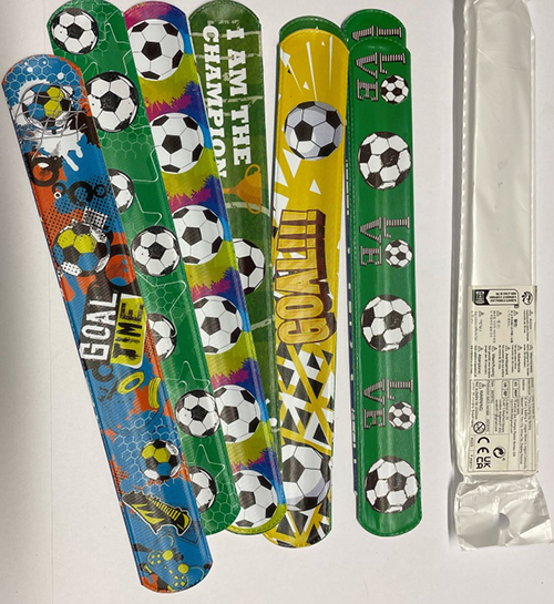 Slap Bracelets (20 pack), football