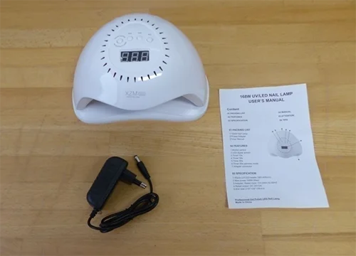 Lampe ongles Gel, 168W UV LED Séchoirs à ongles 4 Minuteries 10/30/60/995 avec Capteur automatique
