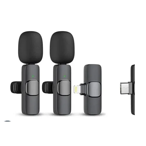Lavalier Microphone Wireless Noise-Canceling Mini Waterproof Microphone Adaptable To Android