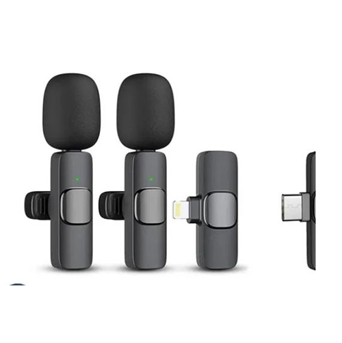 Lavalier Microphone Wireless Noise-Canceling Mini Waterproof Microphone Adaptable To Android