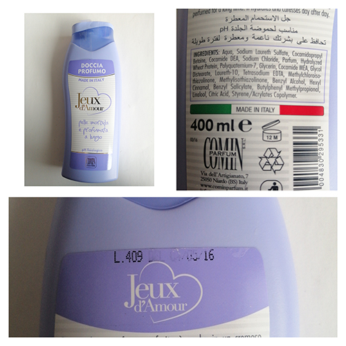 Comin parfum — Jeux d'Amour