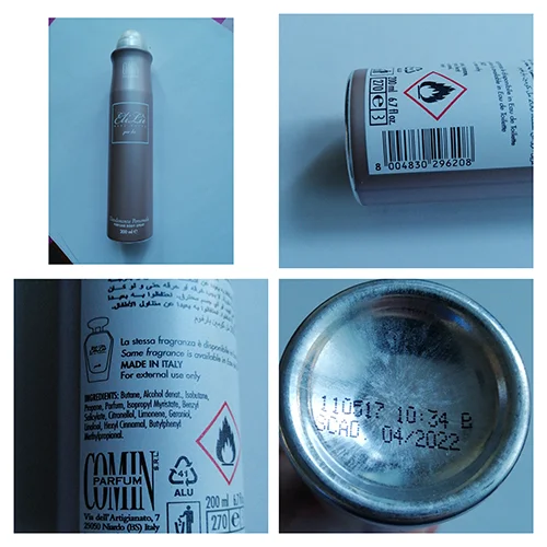 Comin parfum — Eli lù Body spray