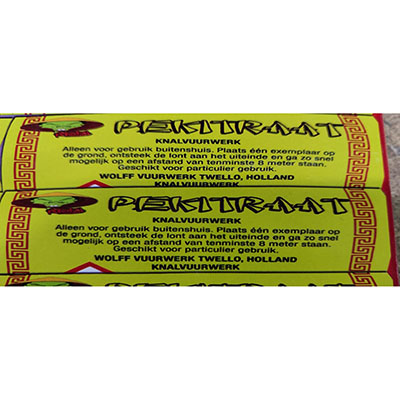 Wolff Vuurwerk — PEKITRAAT