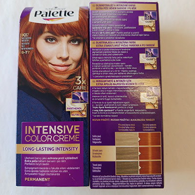 Schwarzkopf Palette — LONG-LASTING INTENSITY, PERMANENT, KI7, 8-77, 3x CARE