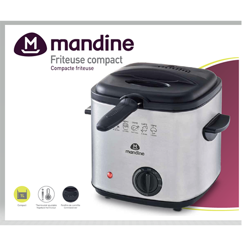 MANDINE — FRITEUSE COMPACTE