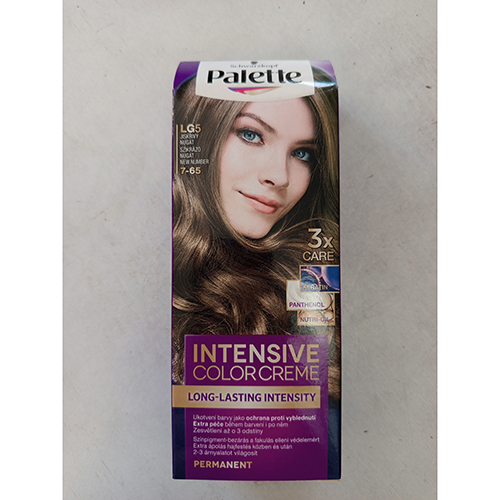 Schwarzkopf Palette — LONG-LASTING INTENSITY, PERMANENT, 7-65, LG5, 3x CARE