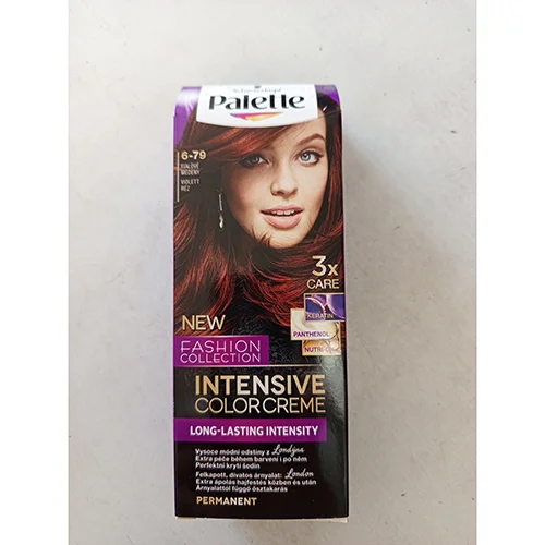 Schwarzkopf Palette — NEW FASHION COLLECTION, LONG-LASTING INTENSITY, PERMANENT, 6-79, 3x CARE