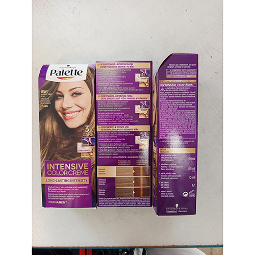 Schwarzkopf Palette — LONG-LASTING INTENSITY, PERMANENT, BW7, 7-46, 3x CARE