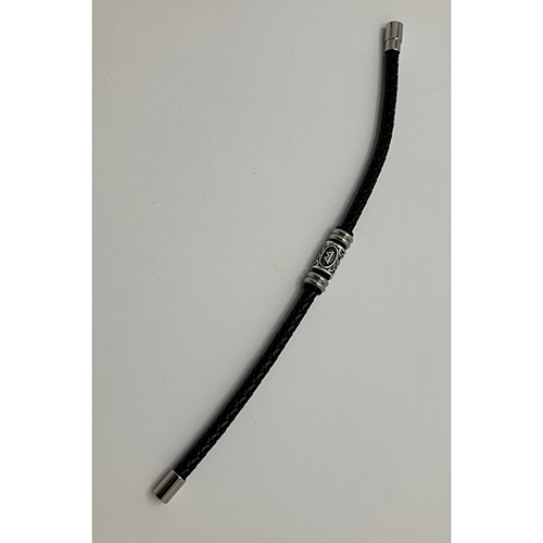 Handfaste — Leather bracelet, Bjarka rune