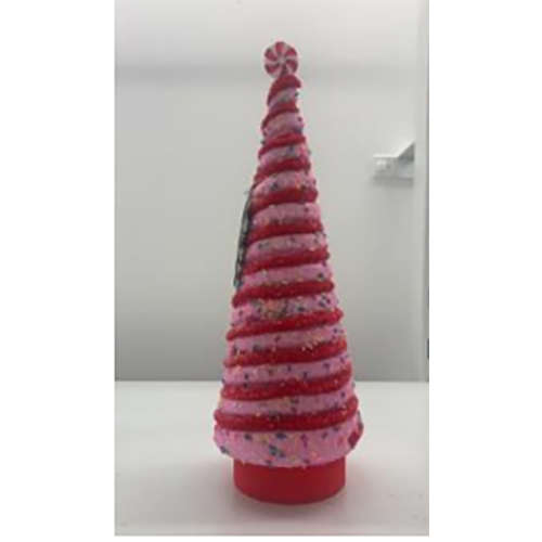Matalan — Stripe Tree Christmas Decoration