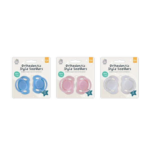 123 Baby Essentials — Orthodontic Style Soothers 2 Pack