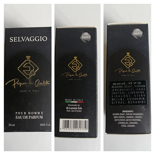 PARFUME DE QUALITE — SELVAGGIO