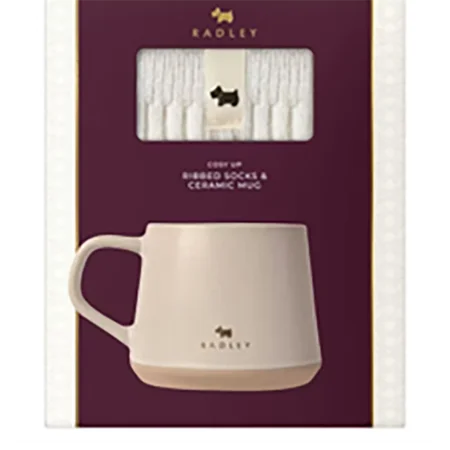 Radley — Cosy Up Ribbed Socks and Ceramic Mug