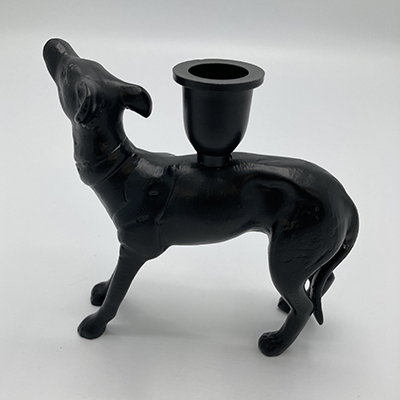 Wikholmform — Candle holder, black dog