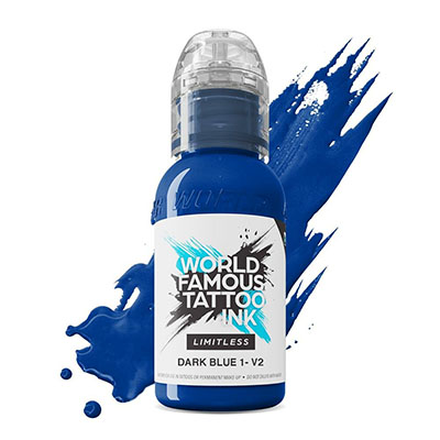 WORLD FAMOUS — TATTOO INK DARK BLUE 1 v2 Limitless