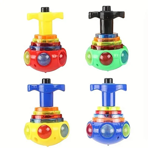 Toys — LED innovant avec musique, gyroscope rotatif, toupie créative