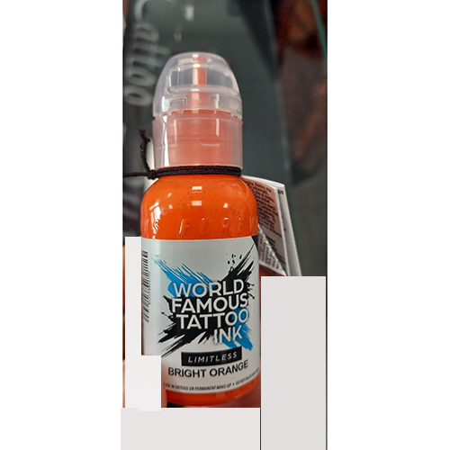 WORLD FAMOUS TATTOO INK LIMITLESS — BRIGHT ORANGE