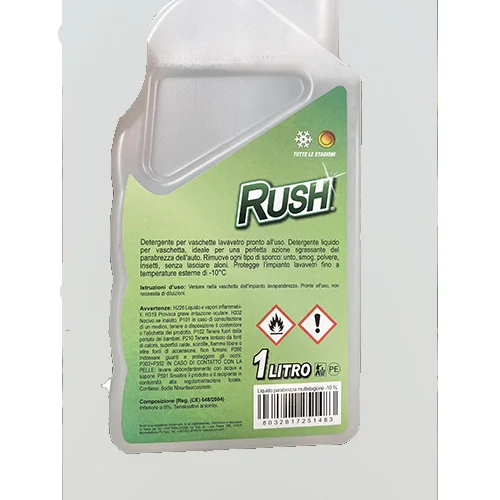 Rush — RUSH LAVAVETRI – Liquido parabrezza multi-stagione