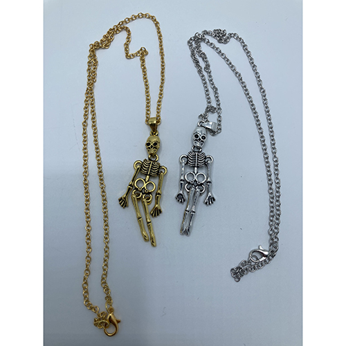 Not specified — Frienship necklace skeletons