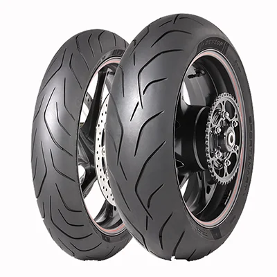 Avon, Dunlop — Several models of motorcycle tyres