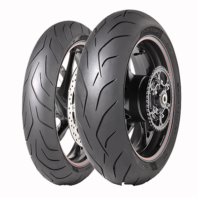Avon, Dunlop — Several models of motorcycle tyres