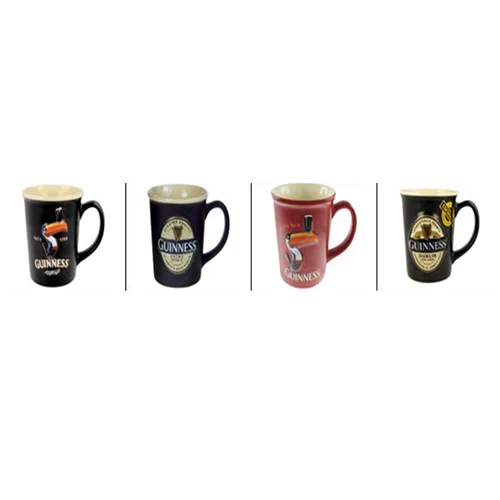 Guinness — Embossed Ceramic Mugs