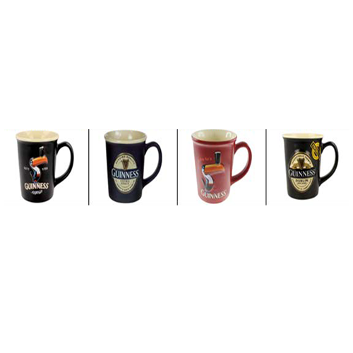 Guinness — Embossed Ceramic Mugs