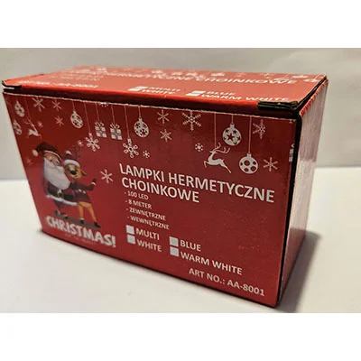 LAMPKI HERMETYCZNE CHOINKOWE