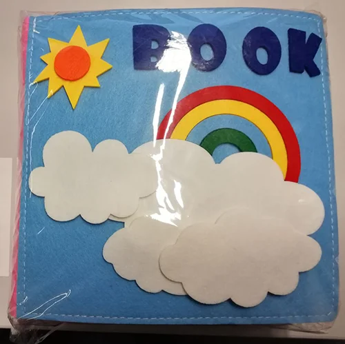 Ulikey — Quiet Book Montessori Spielzeug, 3D Filz Busy Book Sensorisches Spielzeug