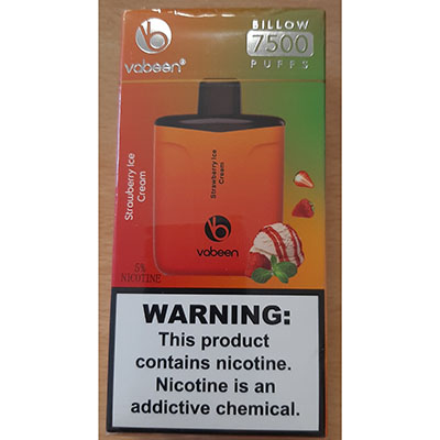 Vabeen — BILLOW Strawberry ice cream 7500 puffs