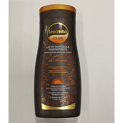 Leocrema — Latte dopo sole rigenerante all'oliop di Argan
