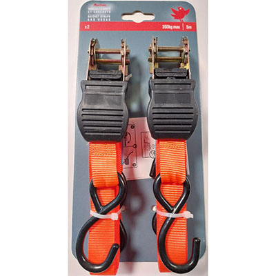 AUCHAN — Sangles à cliquet et crochets
