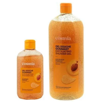COSMIA — GEL DOUCHE GOMMANT AUX NOYAUX D'ABRICOT