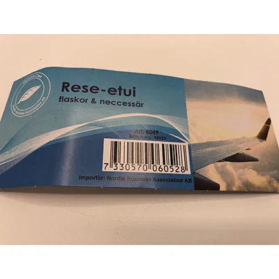 Rese-etui - flaskor & neccessär