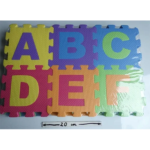36Pcs Enfants Alphabet Lettres Chiffres Puzzle Coloré Enfants Tapis Tapis De jeu Sol Souple