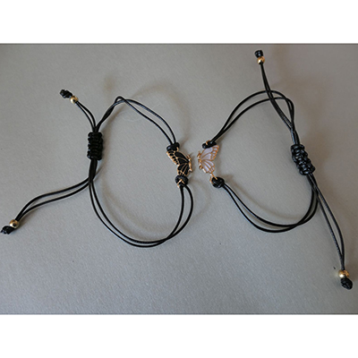 CAINCAY — Freundschaftsarmband mit Schmetterling Armband, 2 Stück Farbe Freundschaftsarmband Damen Bes