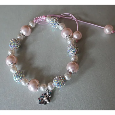 LUTER — Einhorn Armband, rosa Einhorn Charm Armband für Mädchen Niedliches Verstellbares Einhorn Armba