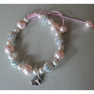 LUTER — Einhorn Armband, rosa Einhorn Charm Armband für Mädchen Niedliches Verstellbares Einhorn Armba