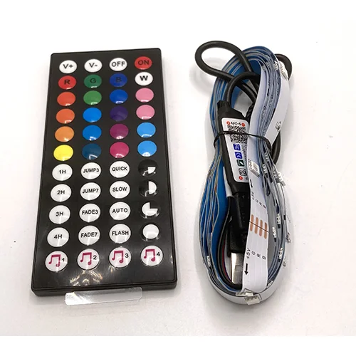 Not specified — LED remote control