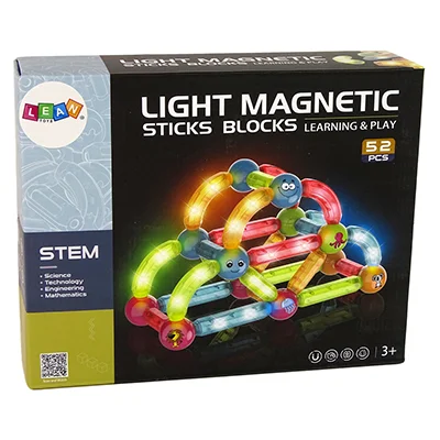LEAN Toys — Light magnetic sticks blocks