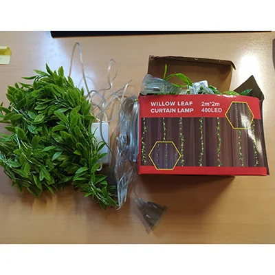 Willow Leaf Curtain Lamp / FIRECRACKERS CURTAIN LAMP