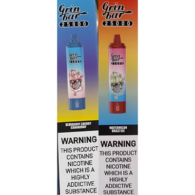 Grin bar — Disposable electronic cigarette Grin bar, 25000 PUFFS, 20 ML ELIQUID